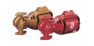 Bell & Gossett Series 100 three-piece, oil lubricated booster pump supplied by Butt's Pumps & Motors Ltd. 
